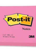 Giấy Notes 3×3 3M 654 Hồng