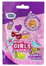 Gôm 3D Lắp Ráp Học Viện Alpha – HooHooHaha Gomgom 3D Eraser – What’S In Girls Backpack – A-VP31070