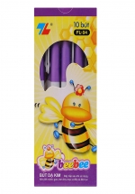Hộp 10 Bút LK TL Beebee – Tím