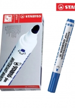 Hộp 10 Bút Lông Bảng Stabilo – Xanh