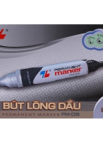 Hộp 10 Bút Lông Dầu Thiên Long PM-09 – Đen