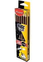 Hộp 12 Bút Chì Maped 2B Gôm 851722-D