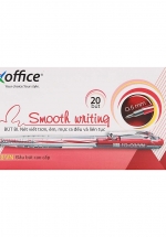 Hộp 20 Bút Bi Flexoffice FO – 03 – Đỏ