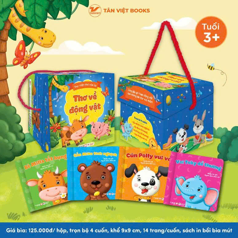 Hộp Thư Viện Nhỏ Của Tớ: Thơ Về Động Vật – Sách Song Ngữ Tập Đọc 2+