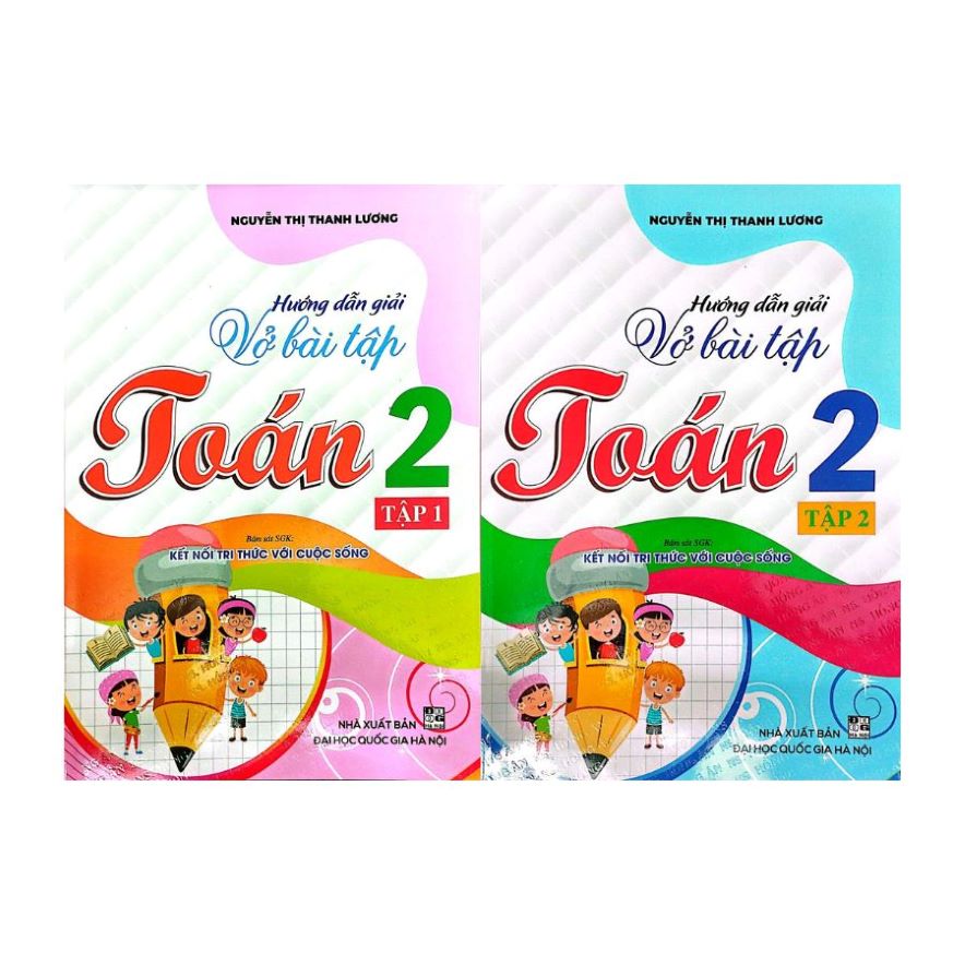 PLT – Combo Hướng Dẫn Giải Vở Bài Tập Toán 2 Tập 1 + 2 (Bộ 2 Cuốn) (Bám Sát SGK Kết Nối Tri Thức Với Cuộc Sống)