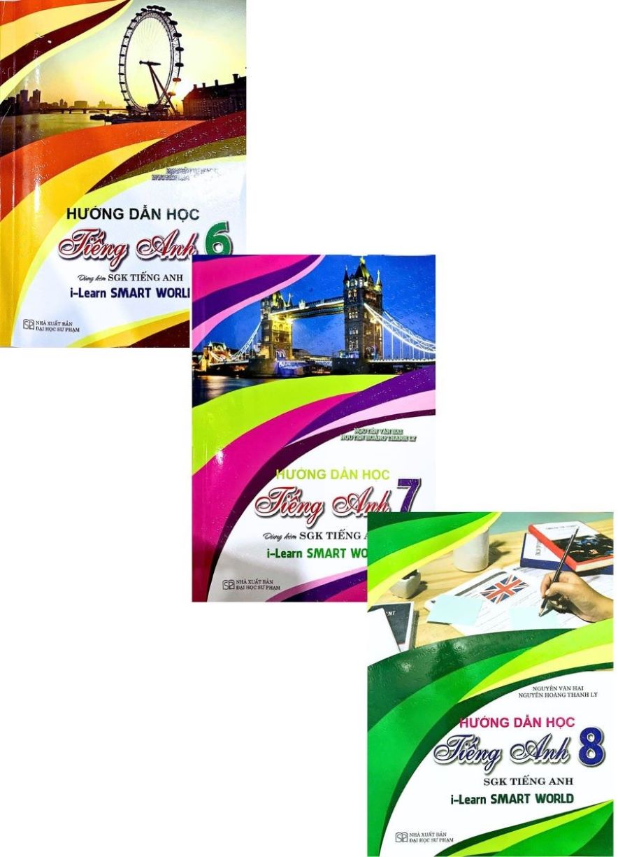 Combo Hướng Dẫn Học Tiếng Anh Lớp 6+7+8 (Bộ 3 Cuốn) – Dùng Kèm SGK Tiếng Anh I-Learn Smart World