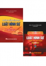 Combo Hướng Dẫn Môn Học Luật Hình Sự: Tập 1 – Phần Chung + Tập 2 – Phần Các Tội Phạm (DH) (Bộ 2 Cuốn)
