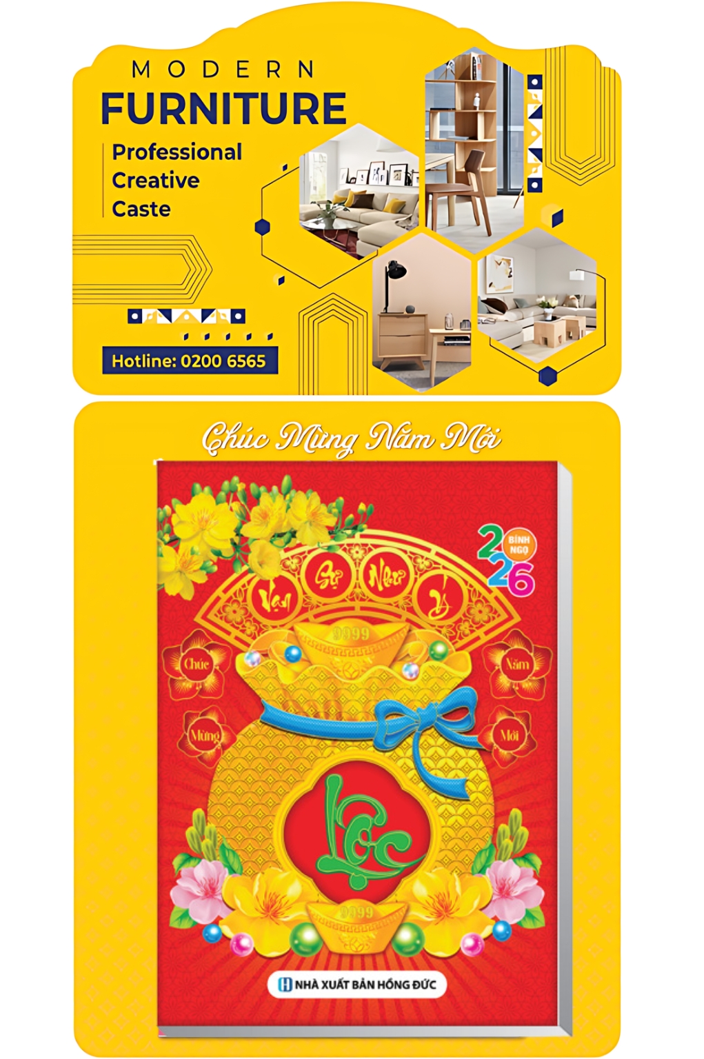 In Lịch Bloc Độc Quyền 2026 – Dành Cho Cửa Hàng Nội Thất – Kích Thước 17×24 cm, 20×30 cm, 25×35 cm, 30x40cm (Thiết Kế Theo Yêu Cầu)