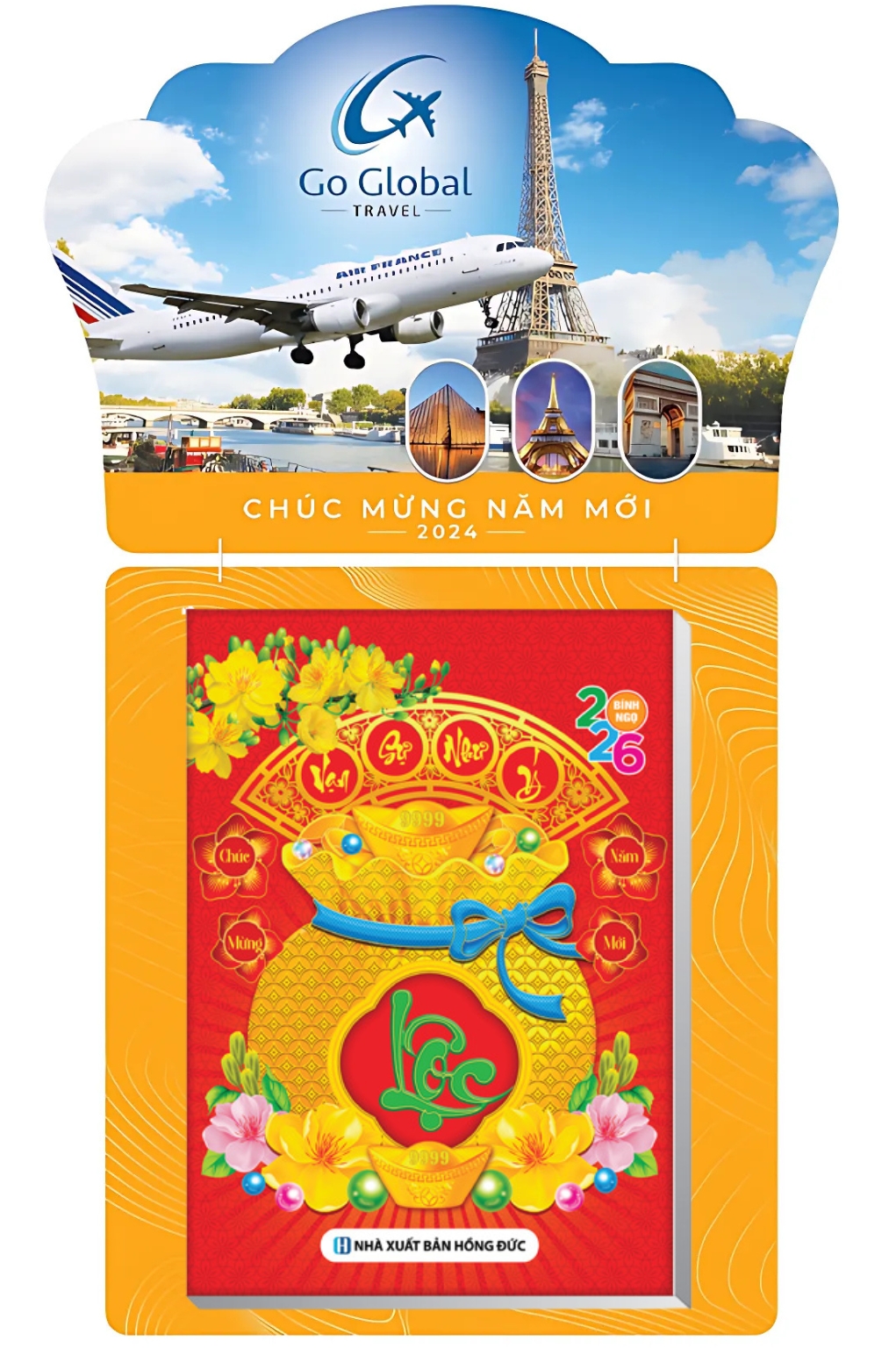 In Lịch Bloc Độc Quyền 2026 – Dành Cho Các Hãng Hàng Không – Kích Thước 17×24 cm, 20×30 cm, 25×35 cm, 30x40cm (Thiết Kế Theo Yêu Cầu)