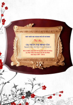 Kỷ Niệm Chương Gỗ Đồng KNC07