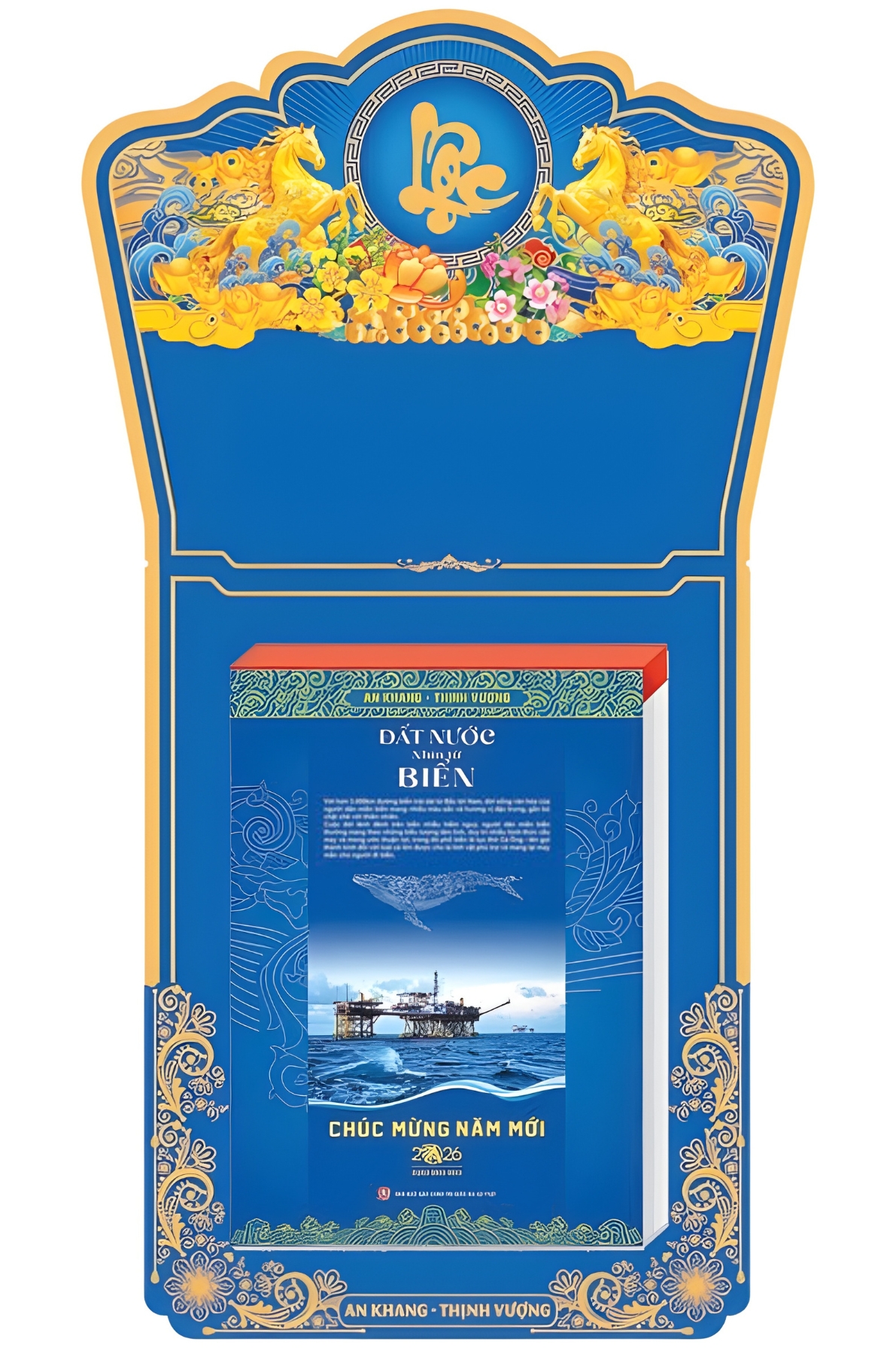 Lịch Bloc 2026 (25×35 cm) Cực Đại Trọn Bộ – Đất Nước Nhìn Từ Biển
