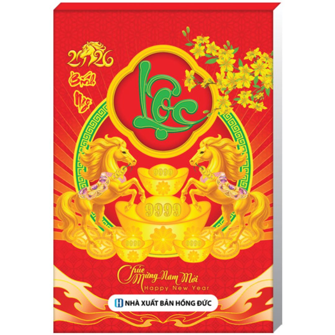 Lịch Bloc Rời 2026 (13 x 19 cm) – Bloc Đại Lỡ – Hoa Và Phong Thuỷ – NSKV09