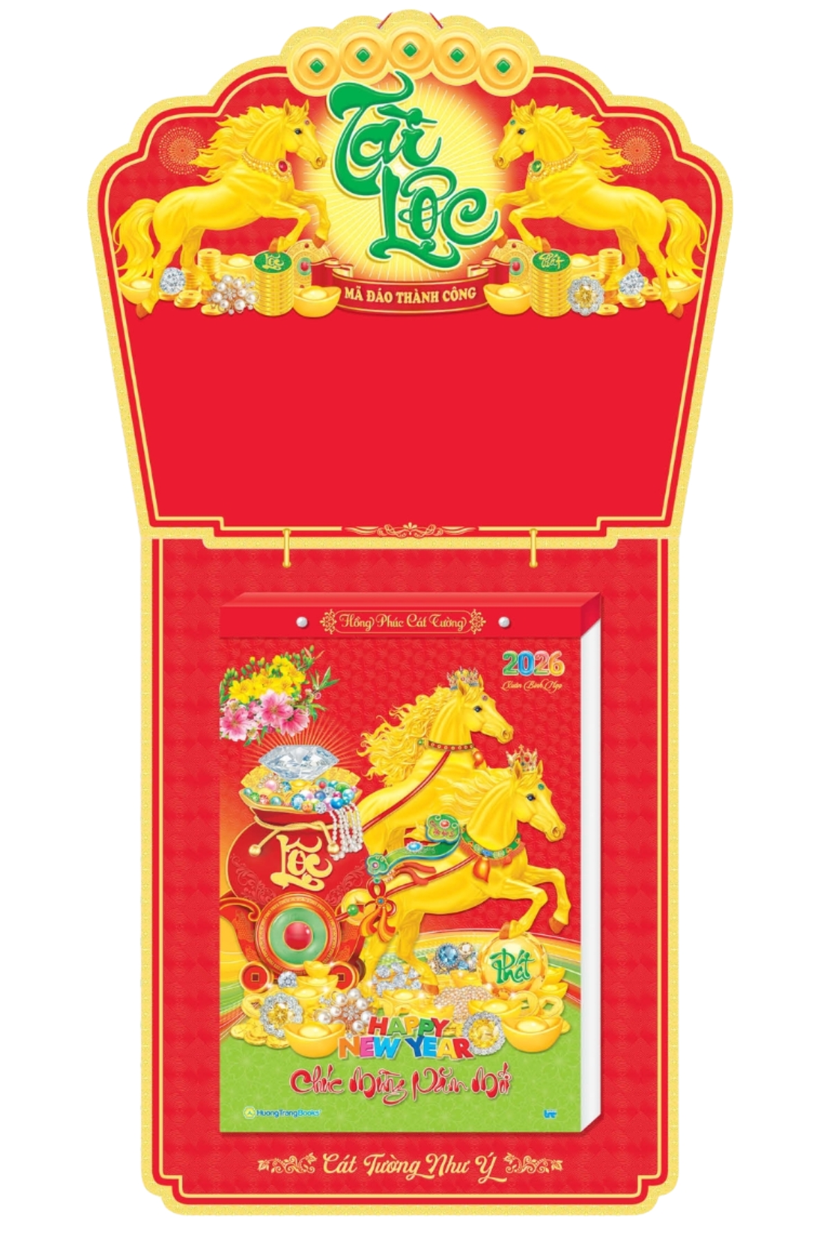 Lịch Bloc Siêu Đại Trọn Bộ 2026 (20 x 30 cm) – Mã Đáo Thành Công – NSHT8