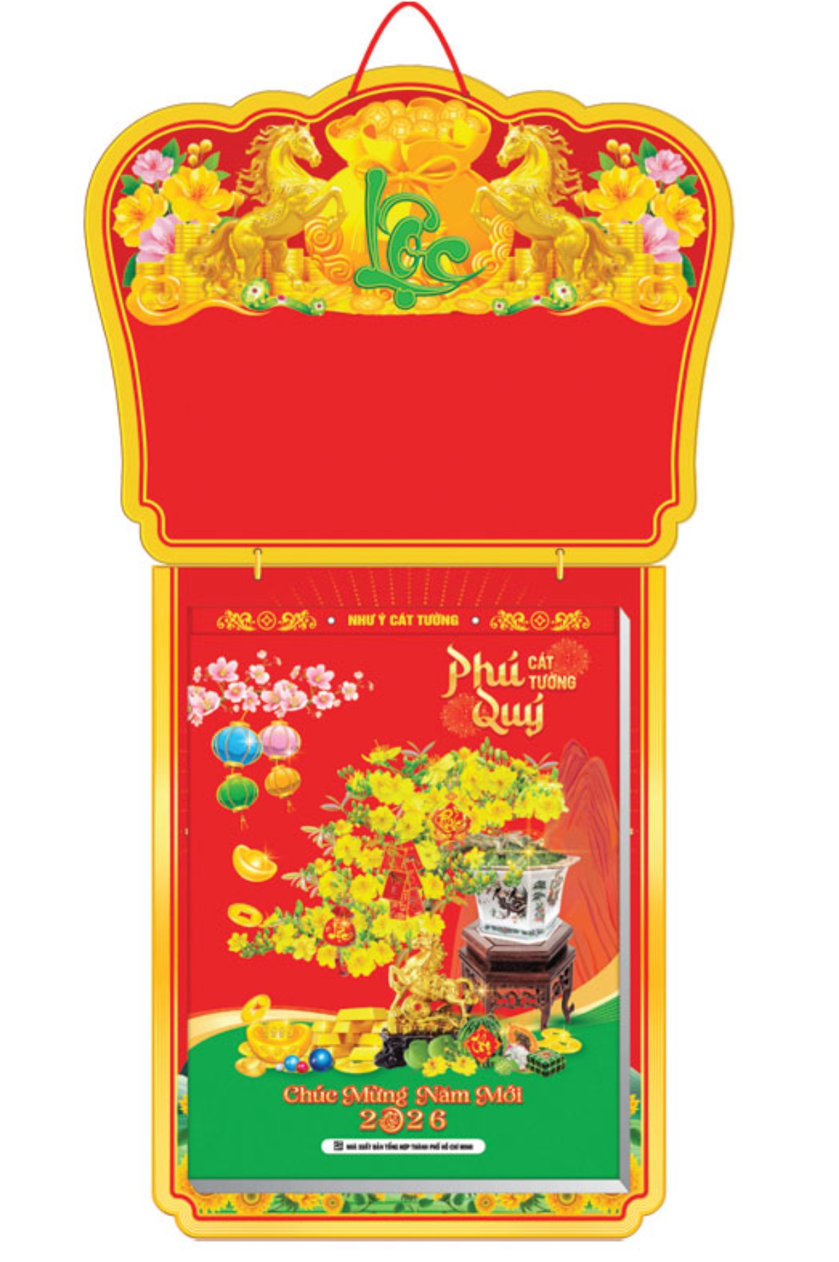 Lịch Treo Tường 53 Tuần 2026 (30 x 40 cm) – Phú Quý Cát Tường – NSKV12
