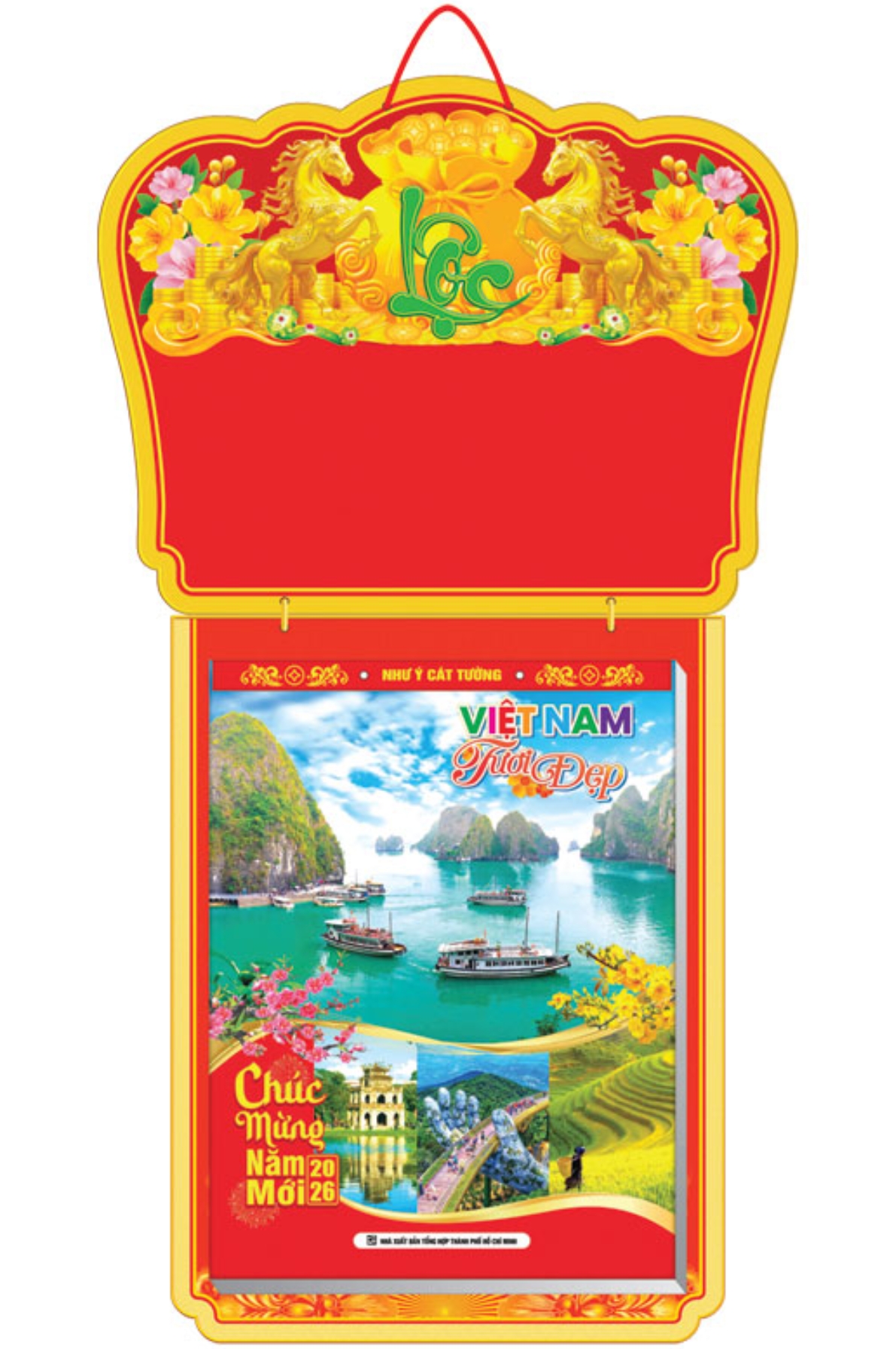 Lịch Treo Tường 53 Tuần 2026 (30 x 40 cm) – Việt Nam Tươi Đẹp – NSKV11