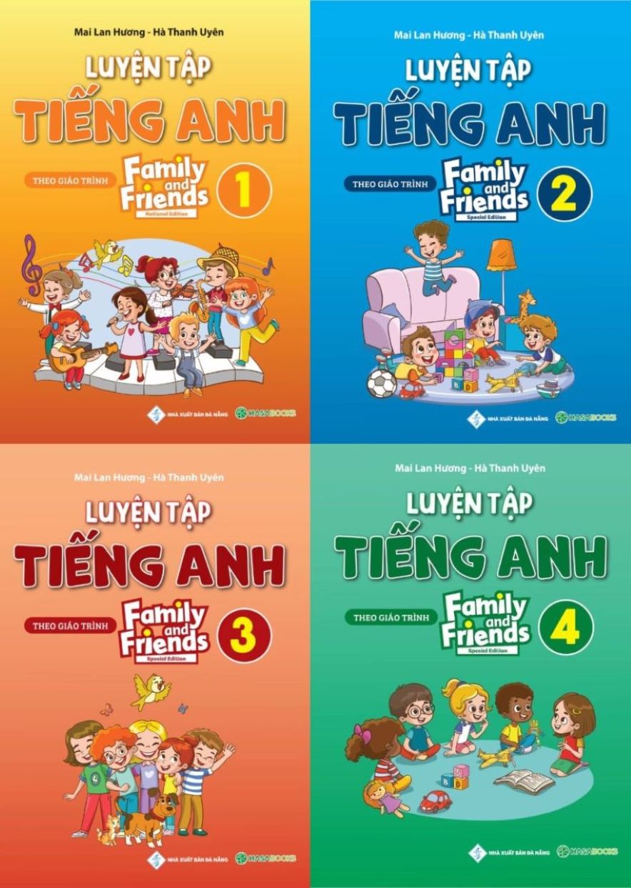 Combo Luyện Tập Tiếng Anh Lớp 1-2-3-4 Family and Friends (Special Edition) – Bộ 4 Cuốn