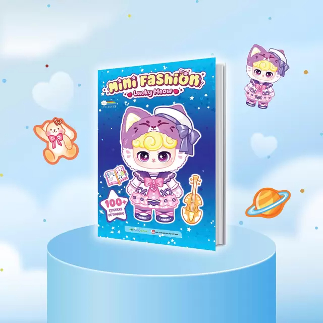 PLS – Mini Fashion – Lucky Meow (100+ stickers dễ thương)