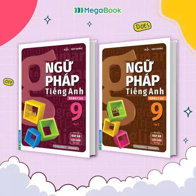 Combo Ngữ Pháp Tiếng Anh Nâng Cao Lớp 9 Tập 1 + 2 (Global) (Bộ 2 Cuốn)