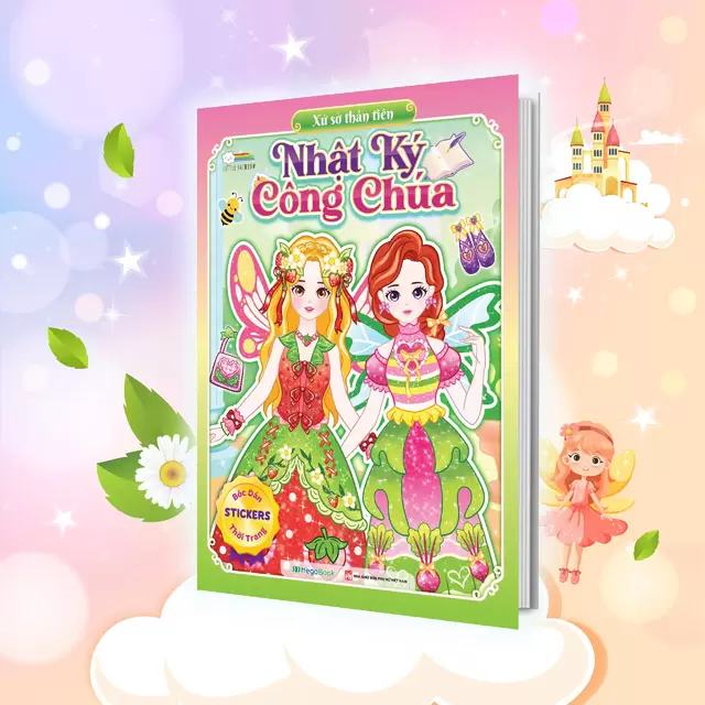Nhật Ký Công Chúa – Xứ Sở Thần Tiên (150+ Stickers Dễ Thương)