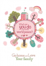 Notebook – Go Home And Love Your Family (Khổ 13.5 x 18 – Sổ Lò Xo)