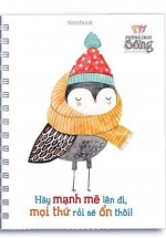 Notebook – Hãy Mạnh Mẽ Lên Đi, Mọi Thứ Rồi Sẽ Ổn Thôi! (Khổ 13.5 x 18 – Sổ Lò Xo)
