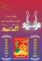 Lịch Gỗ Tết 2025 Tráng Gương Treo Tường Laminate Dành Cho Tiệm Vàng –  Tôn Vinh Giá Trị Đích Thực (40 x 60 cm) – NS01