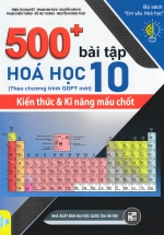 500+ Bài Tập Hóa Học Lớp 10: Kiến Thức & Kỹ Năng Mấu Chốt (Theo Chương Trình GDPT Mới – ND)