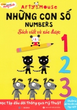 Arty Mouse – Những Con Số – Numbers – Sách Viết Và Xóa Được