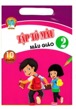 Bộ Túi Tập Tô Màu Mẫu Giáo 2 (10 Cuốn)
