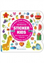 Bóc Dán Hình Thông Minh IQ – EQ – CQ – Sticker For Kids – Cuốn 1