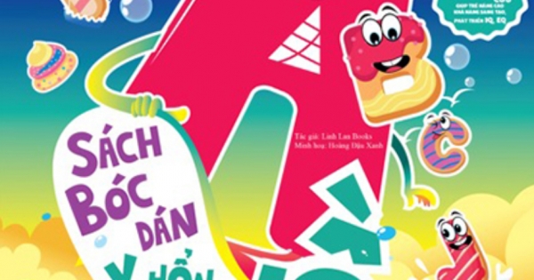 Sách Bóc Dán Khổng Lồ – Bảng Chữ Cái Vui Nhộn – Funny Alphabet – Alphabet Amusant (Đa Ngữ Việt-Anh-Pháp)
