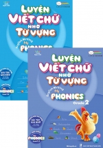 Combo 2 Cuốn Luyện Viết Chữ Nhớ Từ Vựng – English Writing My Phonics