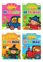 Combo 3-6 Tuổi – Bé Tô Màu: Quyển 1+2+3+4 (Bộ 4 Cuốn – ND)