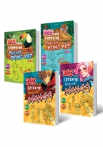 Combo 365 Ngày Luyện Vẽ Thế Giới Động Vật + Nhân Vật Manga (Bộ 4 Cuốn)