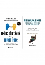 Combo Bậc Thầy Thuyết Phục: Những Đòn Tâm Lý Trong Thuyết Phục + Phong Thái Của Bậc Thầy Thuyết Phục (Bộ 2 Cuốn)