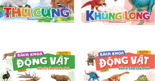 Combo Bách Khoa Động Vật Dành Cho Trẻ Nhỏ (Bộ 4 Cuốn)
