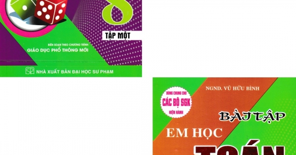 Combo Bài Tập Em Học Toán Lớp 8 Tập 1 + 2 (Dùng Chung Cho Các Bộ SGK Hiện Hành) (Bộ 2 Cuốn)