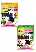 Combo Bài Tập Trắc Nghiệm Hay Và Khó Toán 4 – Tập 1+2 (Bộ 2 Cuốn)