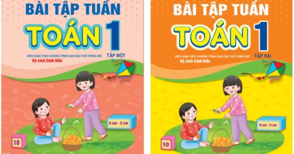 Combo Bài Tập Tuần Toán 1 Tập 1 + 2 (Biên Soạn Theo Chương Trình GDPT Mới) – Bộ Sách Cánh Diều – ND
