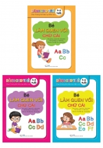 Combo Bé Làm Quen Với Chữ Cái (Theo Chương Trình Giáo Dục Mầm Non) (Bộ 3 Cuốn)
