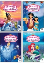 Combo Bé Tô Màu – Công Chúa Disney (Bộ 4 Cuốn)