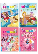 Combo Bé Tô Màu Dành Cho Bé Gái (Bộ 4 Cuốn)