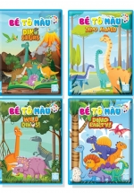 Combo Bé Tô Màu – Dinosaurs (Bộ 4 Cuốn)