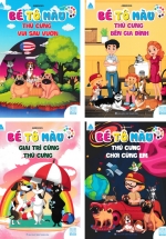 Combo Bé Tô Màu – Thú Cưng (Bộ 4 Cuốn)
