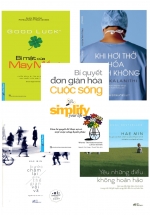 Combo Bí Mật Của May Mắn + Yêu Những Điều Không Hoàn Hảo + Bước Chậm Lại Giữa Thế Gian Vội Vã + Khi Hơi Thở Hóa Thinh Không + Bí Quyết Đơn Giản Hóa Cuộc Sống (Bộ 5 Cuốn)