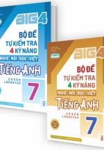 Combo Big 4 Bộ Đề Tự Kiểm Tra 4 Kỹ Năng Nghe – Nói – Đọc – Viết Tiếng Anh Lớp 7 Tập 1+2 (Bộ 2 Cuốn)