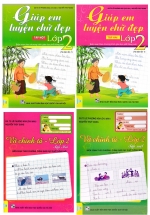 Combo Bộ 4 Cuốn: Giúp Em Luyện Chữ Đẹp Lớp 2 + Vở Chính Tả Lớp 2 (Biên Soạn Theo Chương Trình GDPT Mới – ND)