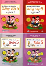 Combo Bộ Đề Kiểm Tra, Đánh Giá Năng Lực Tiếng Việt + Toán 5 (Bộ 4 Cuốn)
