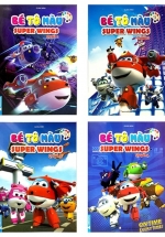 Combo Bộ Sách Bé Tô Màu – Super Wings (Bộ 4 Cuốn)