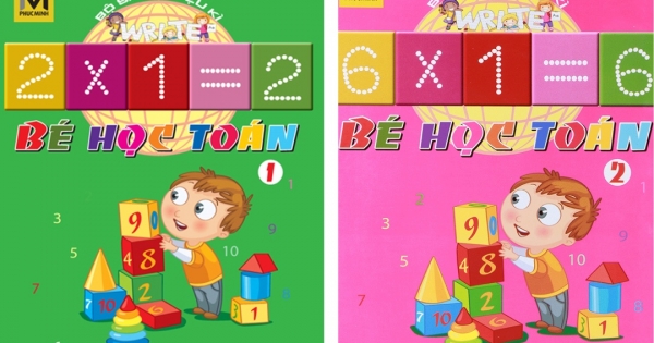 Combo Bộ Sách Diệu Kì – Bé Học Toán 1 + 2 (Bộ 2 Cuốn)